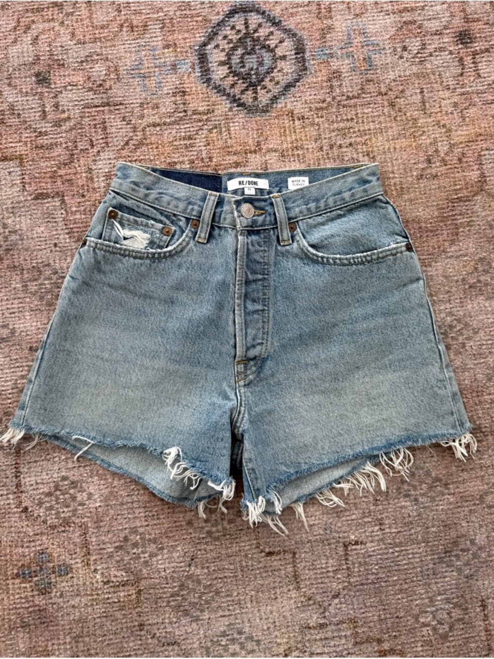 Re/Done Jean shorts